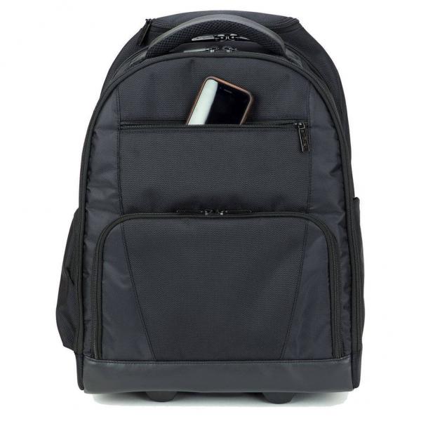 Targus 15 - 15.4 inch / 38.1 - 39.1cm Rolling Laptop Backpack (ROLLING LAPTOP BACKPACK - BLACK 15-15.6IN)