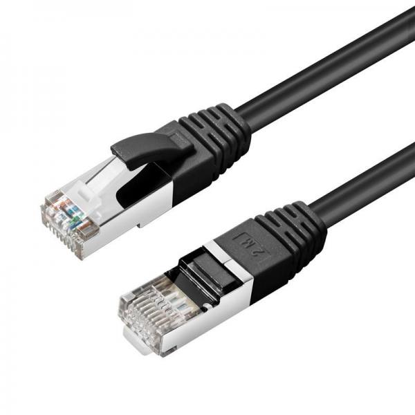 Microconnect SSTP620S cavo di rete Nero 20 m Cat6 S/FTP [S-STP] (S/FTP CAT6 20m Black LSZH - PiMF [Pairs in metal foil] - 4x2xAWG 27, CU - Warranty: 300M)