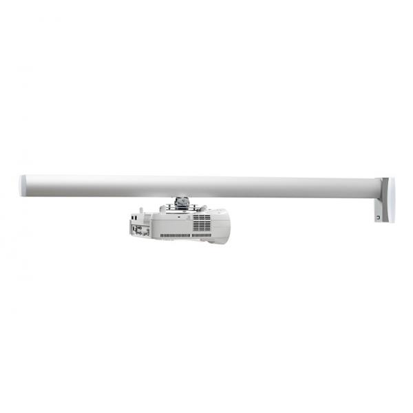 SMS Smart Media Solutions FS001202AW-P2 supporto per proiettore Parete Alluminio, Bianco (SMS - Proj_ ShortThrow 1200mm pelare_)