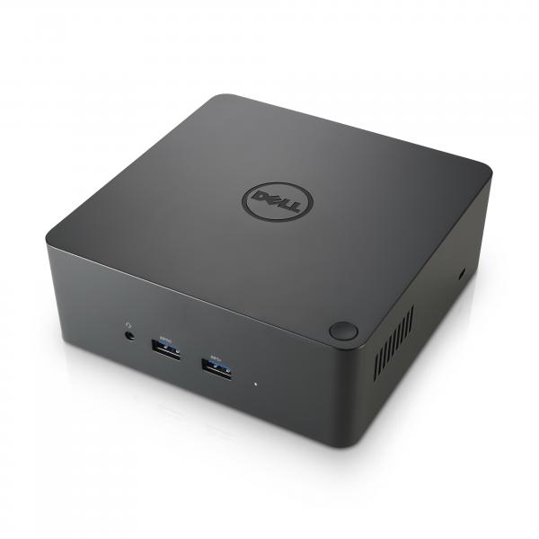 DELL TB16 Cablato Thunderbolt 3 Nero (Business Thunderbolt Dock - TB16 with 240W AC Adapter - Power Cord UK+EU - Warranty: 12M)