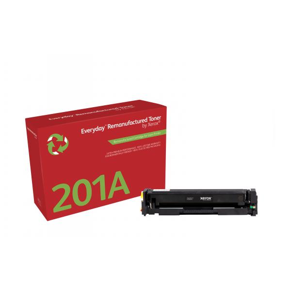 Toner rigenerato Everyday™ di Xerox Nero compatibile con HP 201A [CF400A], Capacità standard (BLACK TONER CARTRIDGE HP 201A - OEM CF400A)