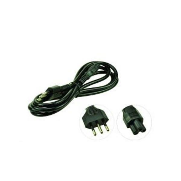 2-Power PWR0004D cavo di alimentazione Nero (Italian 3 Pin C5 [Cloverleaf] Power Cord)