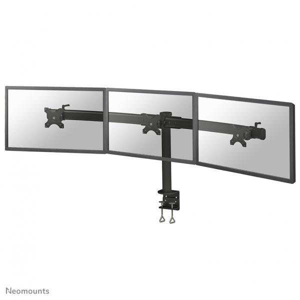 Neomounts FPMA-D700D3 Braccio per monitor 10-27 (DESK MOUNT TRIPLE 10-27IN BLACK - ATEN 4-PORT USB KVM AMP/)