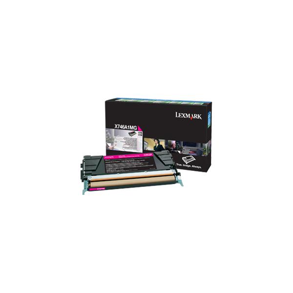Lexmark X746A1MG cartuccia toner 1 pz Originale Magenta (Lexmark - magenta - original - tonerpa)
