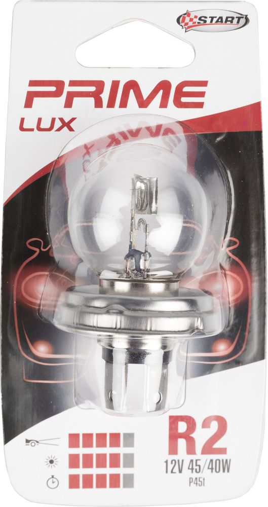 R2 Lampadina Singola Asimmetrica per luci auto 12V 45/40W P45t