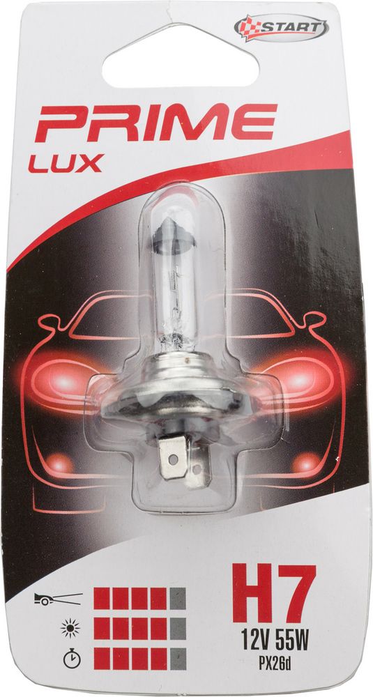 H7 Lampadina Singola Alogena per luci auto 12V 55W PX26d
