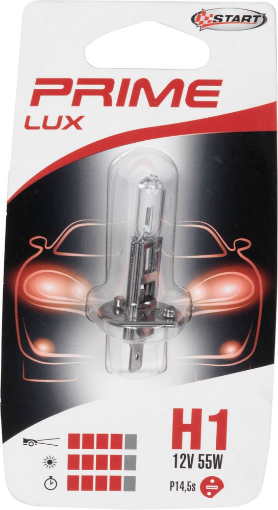 H1 Lampadina Singola Alogena per luci auto 12V 55W P14,5s