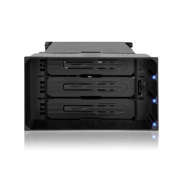 IcyDock 3x3.5 SATA in 2x5.25 bay bac