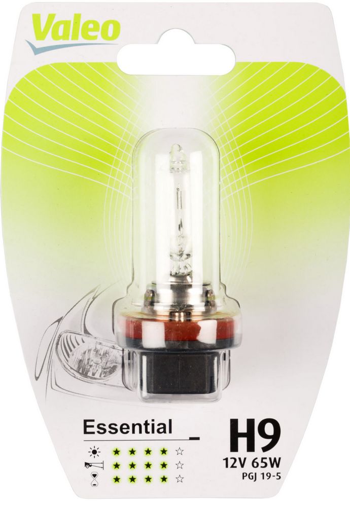 H9 lampada singola auto 12V 65W Essential attacco PGJ 19-5