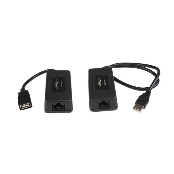 StarTech.com Extender Ethernet USB a 1 porta via Cat5/Cat6 - Fino a 40 m (USB ETHERNET EXTENDER - USB OVE - CAT5 OR CAT6 - 131FT [40M])