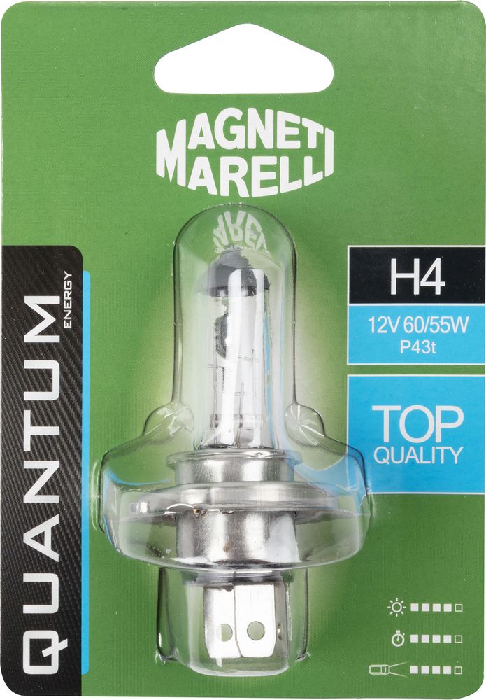 Magneti Marelli H4 lampadina Alogena singola auto 12V 60/55W attacco P43t