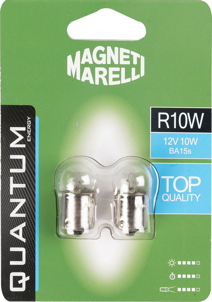Magneti Marelli R10W coppia di lampadine auto 12V 5W attacco BA15s