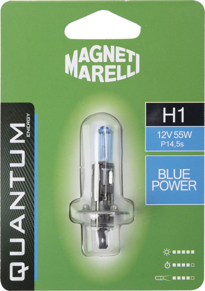Magneti Marelli H1 lampadina singola auto blue power 12V 55W attacco P14,5s