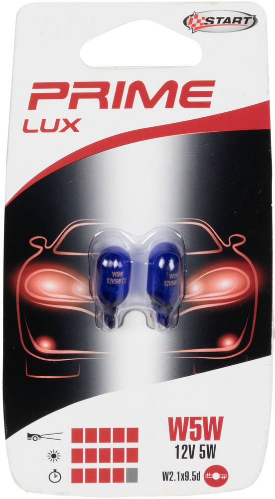 Coppia lampadine auto blu power in vetro W5W W2,1X9,5D 12V 5W
