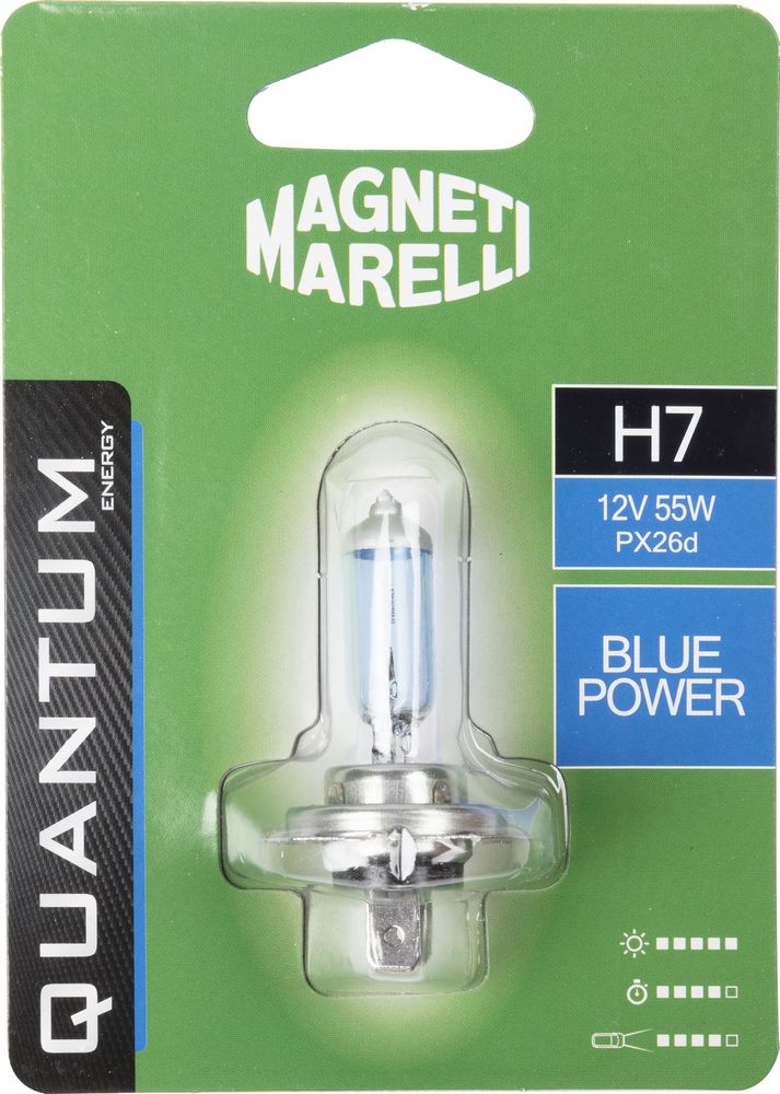 Magneti Marelli H7 lampadina singola auto blue power 12V 55W attacco PX26d