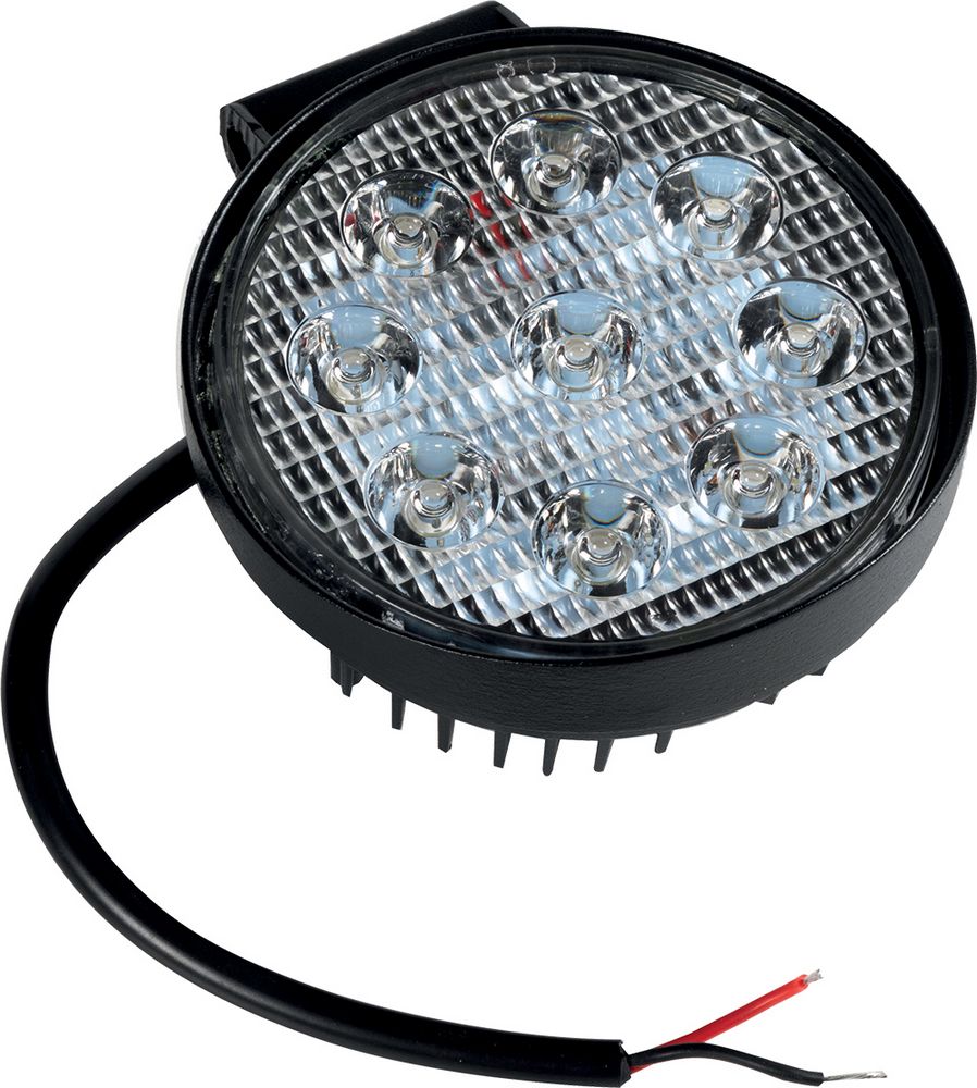 Faro ausiliario 9 led rotondo