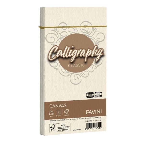 CF25 BUSTE CANVAS AVORIO 11X22