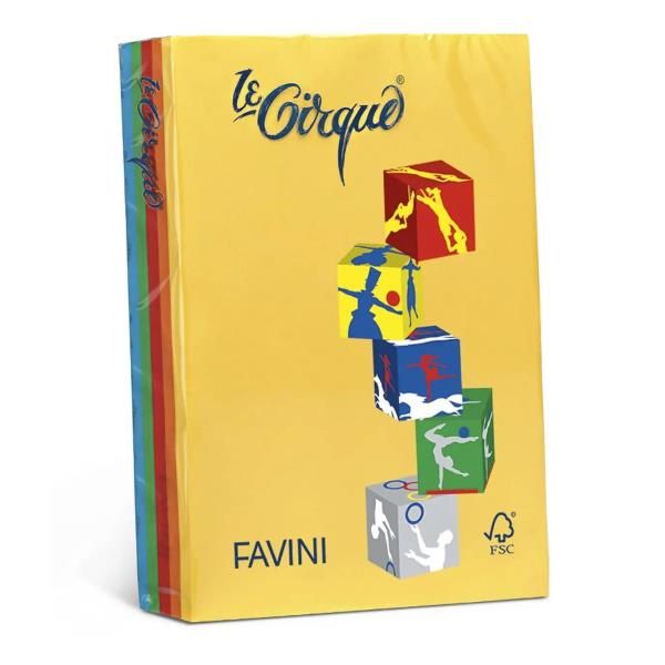 RISMA LE CIRQUE MIX 4 COL. 200FG A4