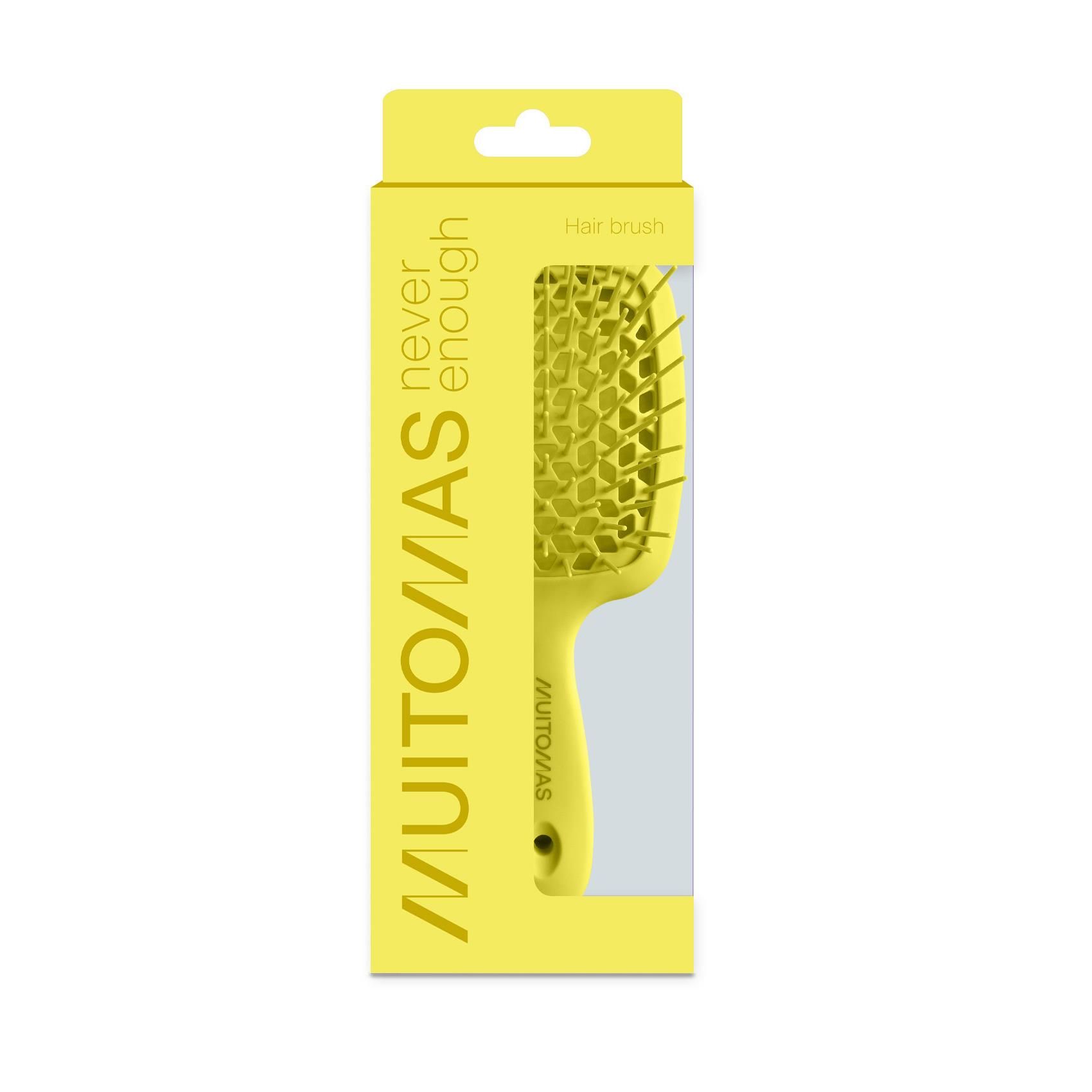 MUITOMAS HAIR BRUSH YELLOW