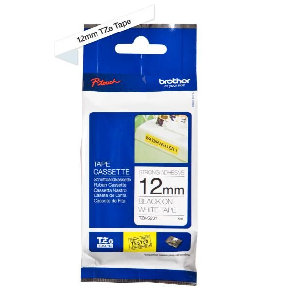 NASTRO 12MM NER0/BIANCO ADESIVO RES