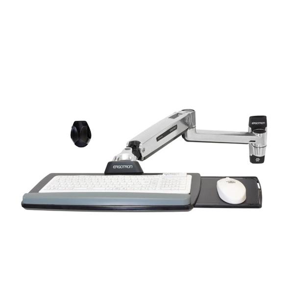Ergotron LX Sit-Stand Wall Mount Keyboard Arm Acciaio inox (LX SIT-STAND WALLM KEYBOARD ARM - 2.3KG LIFT 50.8CM 10Y WARRANTY)