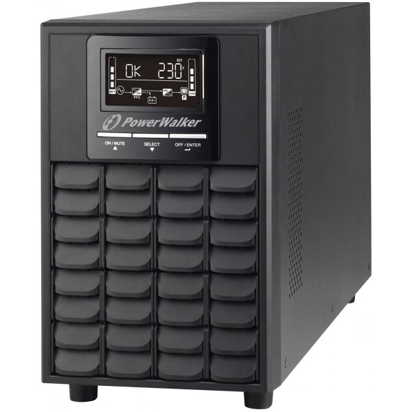 PowerWalker VFI 1000 CG PF1 gruppo di continuità [UPS] Doppia conversione [online] 1 kVA 1000 W 4 presa[e] AC (VFI 1000 CG PF1 - Online - 4 x C13 outlet - Warranty: 24M)