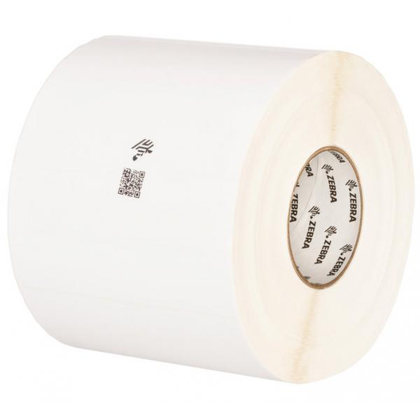 Zebra PolyPro 3000T Bianco Etichetta per stampante autoadesiva (POLYPRO 3000T GLOSS 25MM CORE - PERMANENT ADH 102X51MM BOX OF 4)