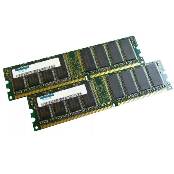 Hypertec 1GB PC2700 [Legacy] memoria 2 x 0.5 GB DDR 184-pin DIMM (A Hypertec Legacy Dell equivalent 1GB Kit [2 x 512MB PC2700 DIMM] [1Year warranty])