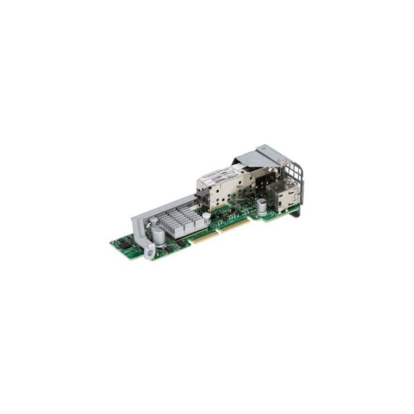 Supermicro AOC-CTG-i2S Interno Ethernet 10240 Mbit/s (AOC-CTG-I2S PCIE 2.0 MICROLP,Intel 82599ES 10GbE, Compact size microLP form factor, Dual SFP+ and 2x USB 2.0, PCI-E x8 2.0 [5GT/s], Load balancin