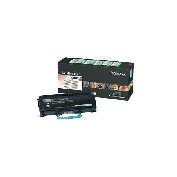 Lexmark X264H11G cartuccia toner 1 pz Originale Nero (Lexmark - H?jtydende - sort - original)