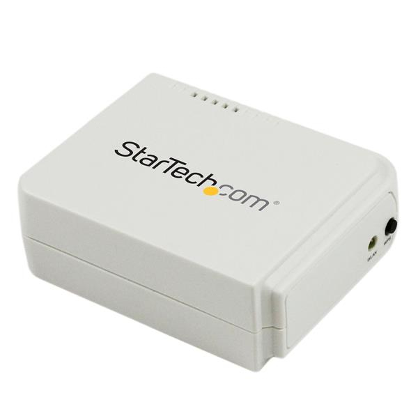 StarTech.com Server di Stampa Wireless N ad 1 porta USB con porta ethernet 10/100 Mbps - WiFi - 802.11 b/g/n (StarTech.com Server di Stampa Wireless N ad 1 porta USB con porta ethernet 10/100 Mbps -