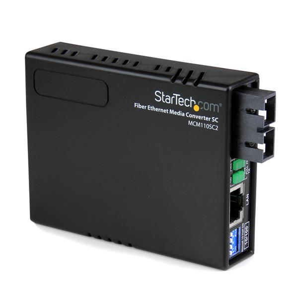 StarTech.com Convertitore media Ethernet fibra multimodale 10/100 SC 2 km (FIBER ETHERNET MEDIA CONVERTER - IN)