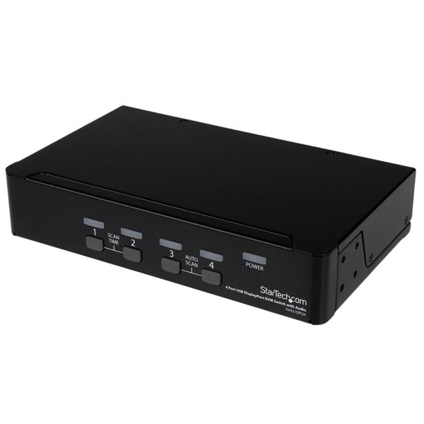 StarTech.com Switch KVM DisplayPort USB a 4 porte con audio (4 PORT USB DISPLAYPORT KVM SWIT - WITH AUDIO)