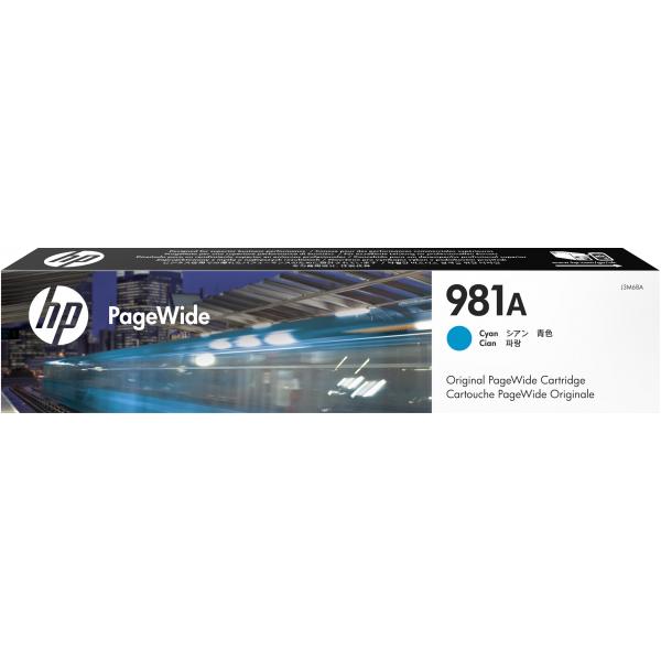 HP Cartuccia magenta originale 981A PageWide (OEM HP 981A 6000 Pages Magenta Ink Cartridge J3M69A)