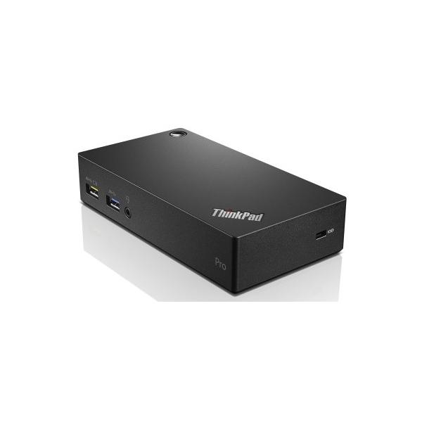 Lenovo ThinkPad USB 3.0 Pro Dock EU Cablato USB 3.2 Gen 1 [3.1 Gen 1] Type-A Nero (ThinkPad USB 3.0 Pro Dock EU - **New Retail** - Warranty: 12M)