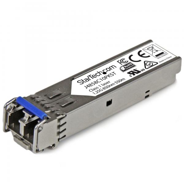 StarTech.com HPE J4859C Compatibile Ricetrasmettitore SFP - 1000BASE-LX - 10 unità (StarTech.com Modulo Ricetrasmettitore Transceiver SFP in fibra - Compatabile HP J4859C - SM/MM LC con DDM - 10km /5