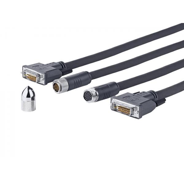 Vivolink PRODVICW15 cavo DVI 15 m DVI-D Nero (PRO DVI-D CROSS WALL CABLE - . - Warranty: 1188M)