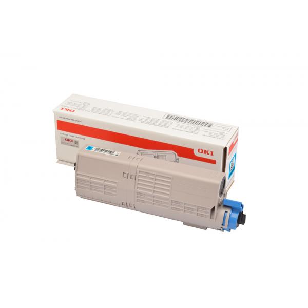 OKI 46490403 cartuccia toner 1 pz Originale Ciano (TONER-C-C532/MC573-1.5K)