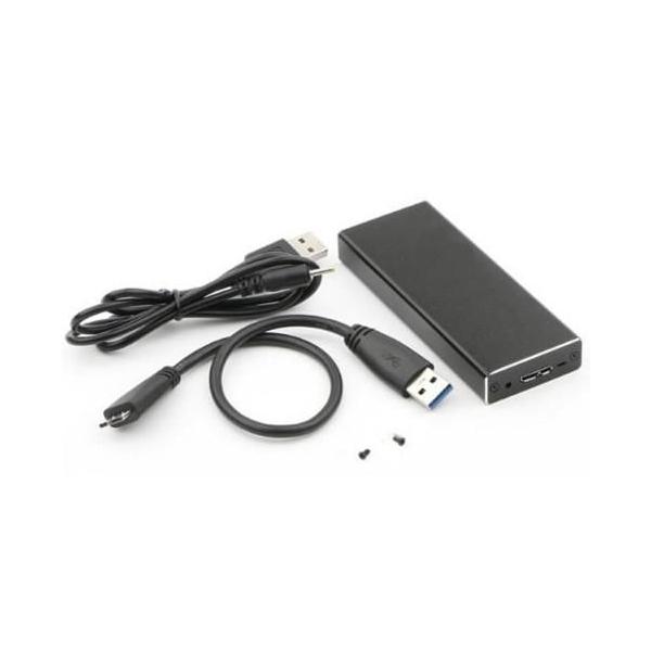 CoreParts MSUB2340 contenitore di unità di archiviazione Box esterno SSD Nero (SSD Enclosure Macbook Air/Pro - Retina USB3.0 SSD Enclosure - 12+16pin 2013-2016 Macbook A1465 1466 A1398 A1502 - Warran