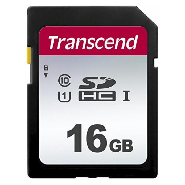 Transcend 16GB, UHS-I, SD SDHC NAND Classe 10 (Sd Card Sdhc 300S 16Gb - Warranty: 12M)