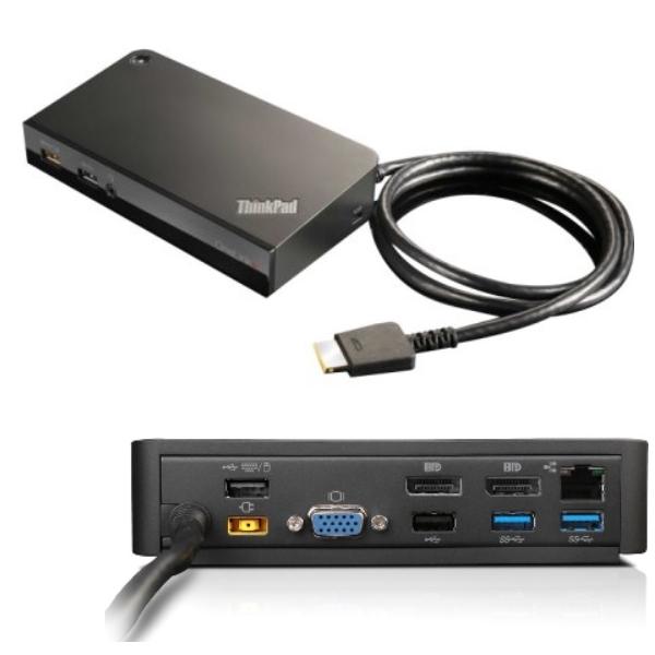 Lenovo 03X6300 replicatore di porte e docking station per laptop Cablato OneLink+ Nero (DOCK BO of OL Dock - Warranty: 3M)