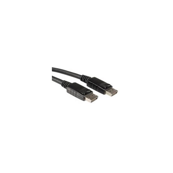ROLINE 5m DisplayPort Nero (Displayport Cable, Dp M - Dp - M 5 M - Warranty: 12M)