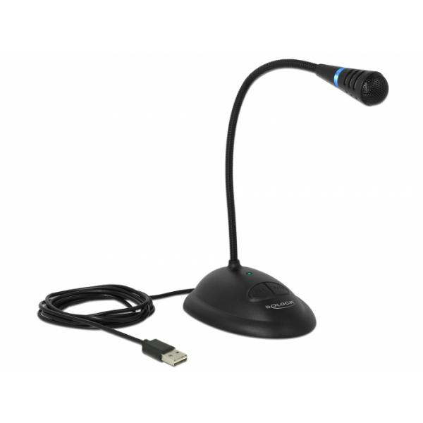 DeLOCK 65871 microfono Nero Microfono per PC (Delock - mikrofon)