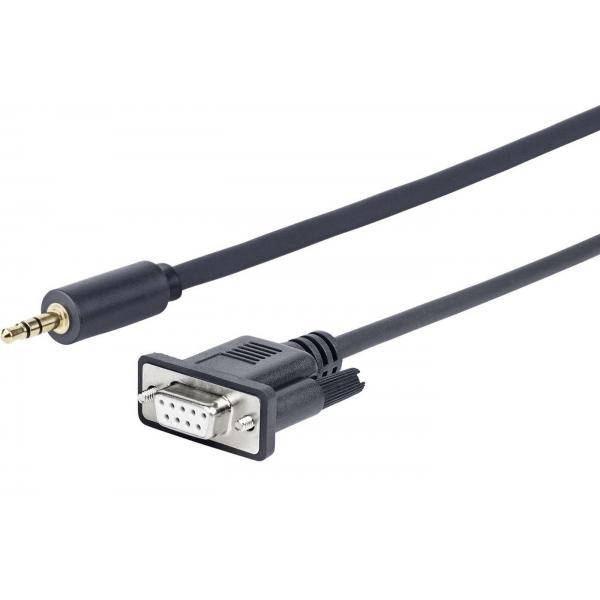 Vivolink PROMJDSUB9-25 cavo seriale Nero 25 m 3.5mm (3.5MM - D-Sub9 M-F 25 Meter - . - Warranty: 1188M)