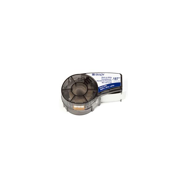 Brady 110924 Nero, Bianco Etichetta per stampante autoadesiva (PermaSleeve Heat-shrink - Polyolefin Sleeve for M211 - M210 BMP21-PLUS BMP21 Shrinking - Warranty: 12M)