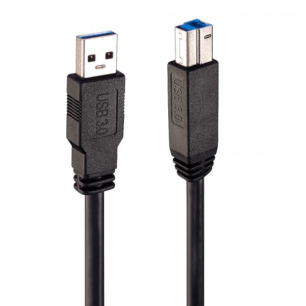 Lindy 43098 cavo USB USB 3.2 Gen 1 [3.1 Gen 1] 10 m USB A USB B Nero (10M USB 3.0 ACTIVE CABLE TYPE A MALE)