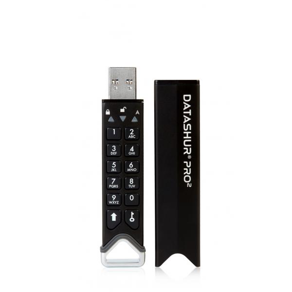 iStorage datAshur PRO2 unità flash USB 8 GB USB tipo A 3.2 Gen 1 [3.1 Gen 1] Nero (datAshur Pro2 USB3 256-bit 8GB)