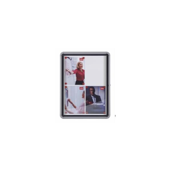Nobo Bacheca per esterni-fondo magnetico 6xA4 (Nobo 1902578 Premium Plus External Glazed Case Magnetic 6 x A4)