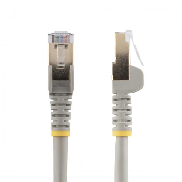 StarTech.com Cavo di rete Ethernet RJ45 CAT6a da 10m - Grigio (10M CAT6A ETHERNET CABLE - GREY - SHIELDED COPPER WIRE)