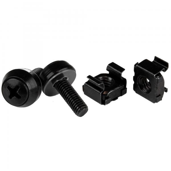 StarTech.com Viti e dadi 10-32 per rack per server - Confezione da 50 (SERVER RACK SCREWS AND NUTS - 10-32 BLACK CAGE NUTS AND SCREWS)